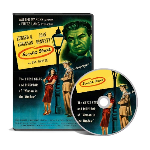 Scarlet Street (1945) Drama, Film-Noir, Thriller DVD