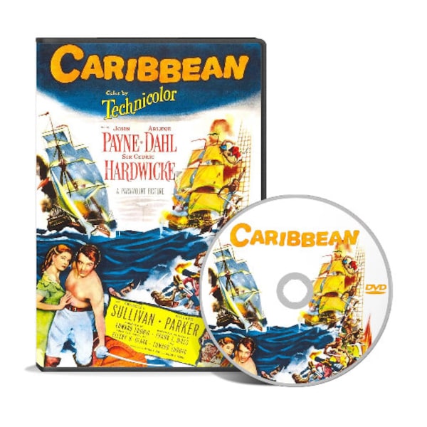 Caribbean (1952) Action Adventure, Romance DVD