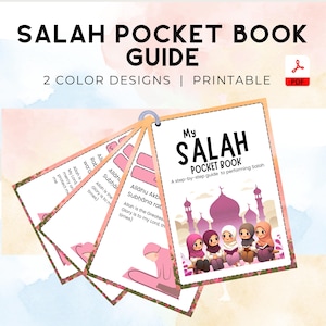 Étapes de la prière islamique Cartes mémoire imprimables, Apprendre la salah avec translittération, Comment prier Étapes complètes pour les enfants musulmans Revenir en arrière PDF