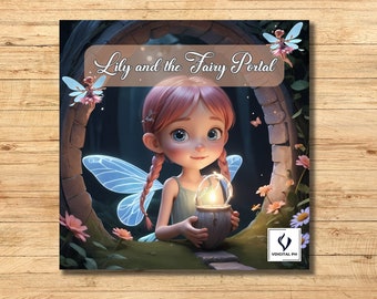 Lily and the Fairy Portal, Children's Books, Bedtime Story, Adventure, Fantasy, Digital Download, eBook, Children's Digital Book