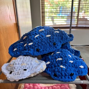 Crochet baby stingrays
