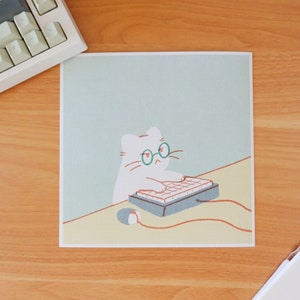 E-Mail Katze Kunstdruck