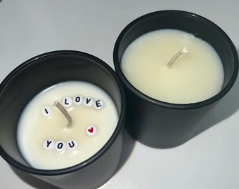 Hidden Message 'I Love You' Candle | Surprise Gift | Romantic Candle | Gift idea for Valentine's Day or Birthday