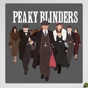 Peaky Blinders Inspired Wall Art Wall art Gift Digital Print Various sizes INSTANT DOWNLOAD, Gift for him gift for her