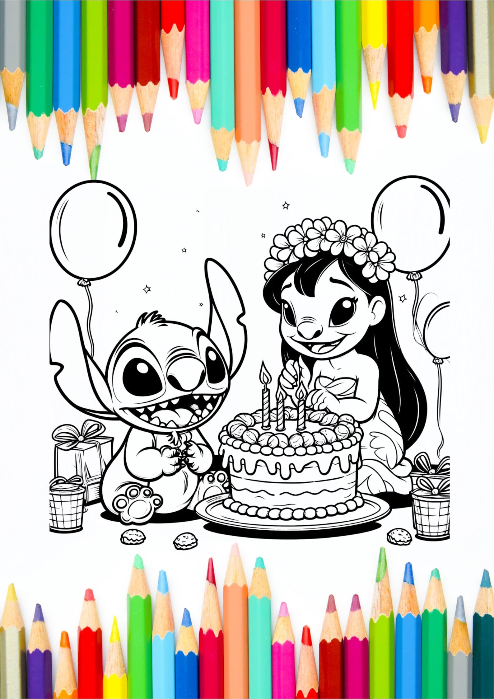Lilo and Stitch 43 Colouring Pages Instant Download Print and Enjoy ...