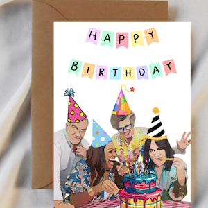 Carte d'anniversaire amusante Grande carte britannique « Bake Off »