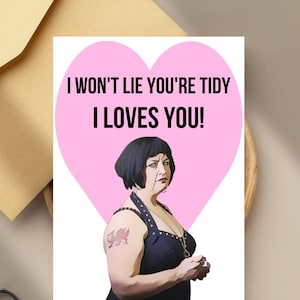 Carte de Saint-Valentin Nesssa, carte de Saint-Valentin imprimable drôle, carte imprimable, carte numérique Gavin et Stacey, cadeau drôle, carte meme, Nessa drôle