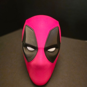 3D Printed Deadpool Mask: Office Decor, Gaming Room Decor
