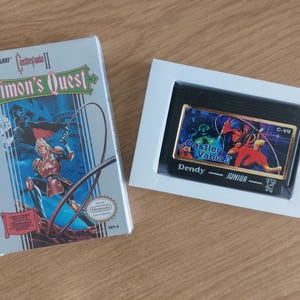 Castlevania 2 Simon's quest ファミクローン 90 年代のファミコン、デンディ ジュニア、スボル、ペガサスなどのレア ゲーム カートリッジ。