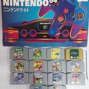 Super Nintendo N64 PAL NUS-001 (Europe) mint condition full kit plus 14 cartridges Super Mario, Zelda, Earth worm Jim 3, Diddy Kong