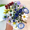 Glass Birth Month Flowers,Handmade Birth Month Flowers–Handcrafted Floral Gift for Her, Birthday, Teacher, Special Occasion or Loved Ones