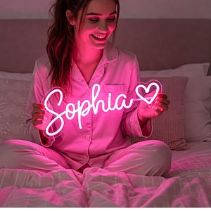 Custom Kids Name Neon Sign, Personalized LED Neon Light Sign for Kids, Name Neon Sign, Handmade Neon Sign, Baby Room Decor, Gift for Kids