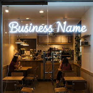 Personalisiertes Business Neon Schild, benutzerdefiniertes Neon Business Schild, LED Storefront Schild, Business Logo & Storefront Display, Neon Schild für das Geschäft