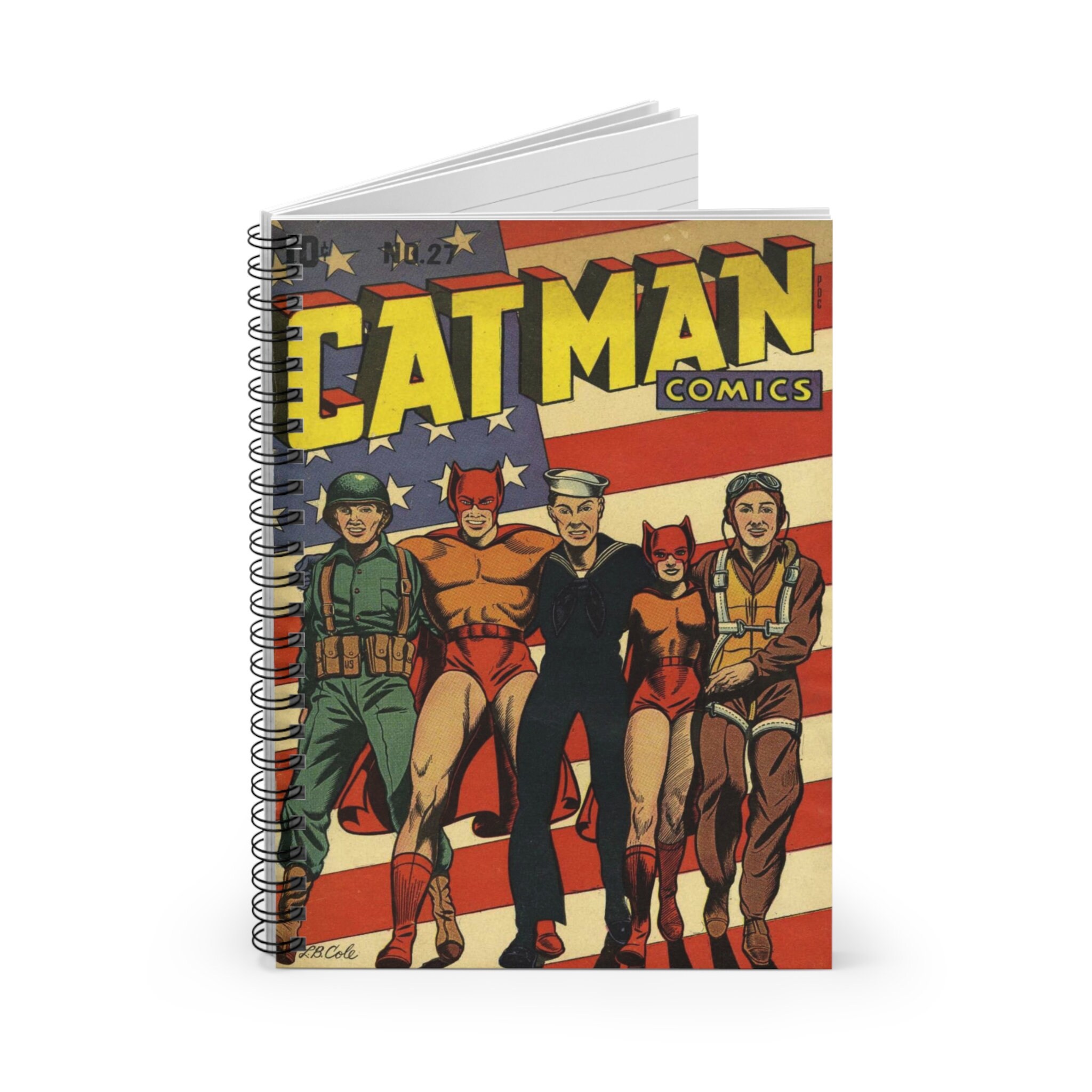 Cat-man Issue 27 Golden Age Edition Superhero Comic Book Catman Reading ...