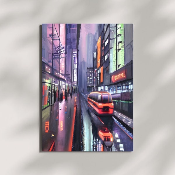 Oilpainting of London, Recreated By Artificial Inteligence