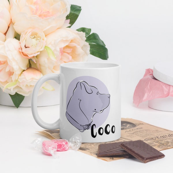 Taza personalizada mascota perro