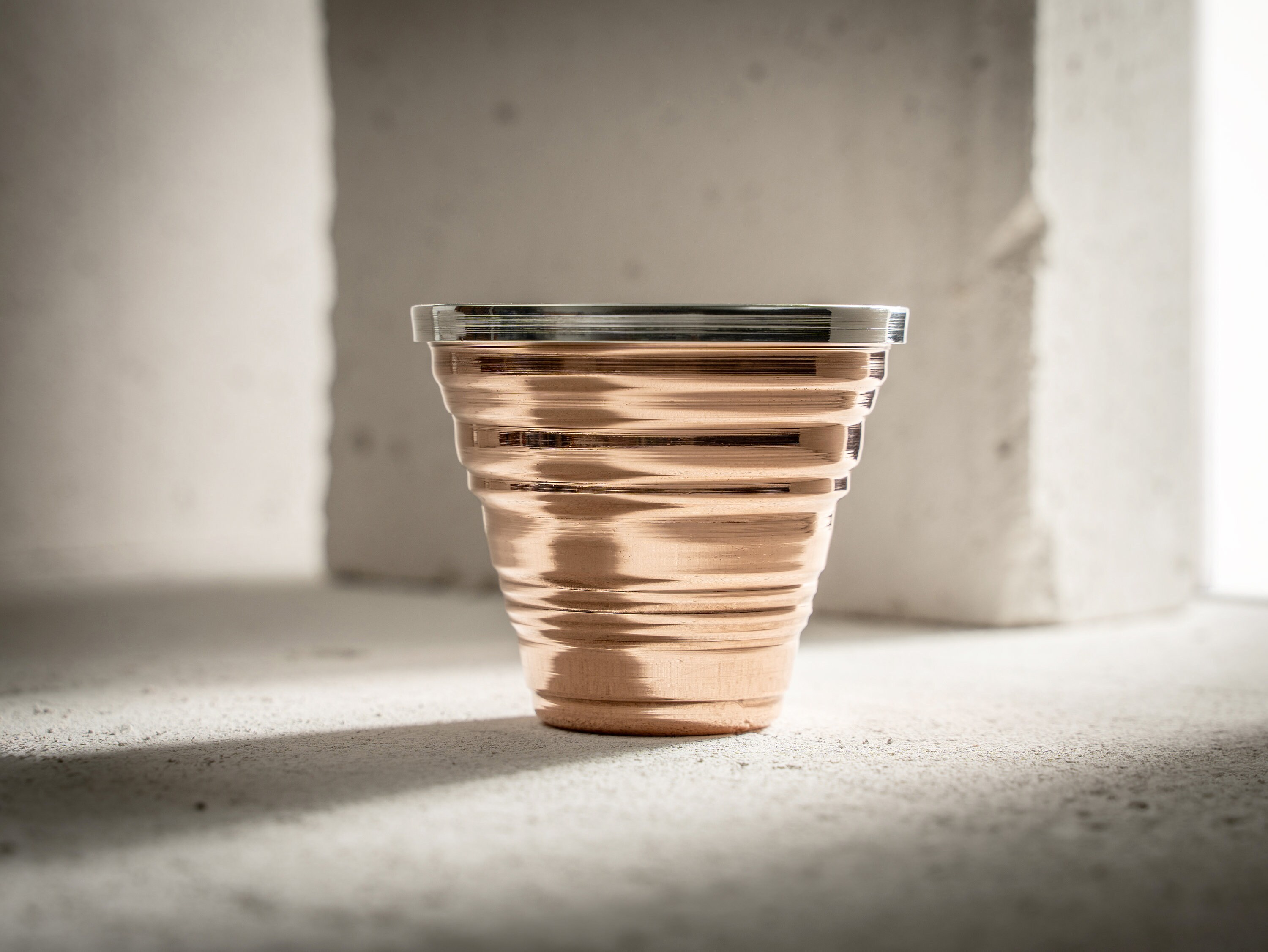 【新品】ネルデザイン　Solid copper cup 250ml 新品】ネルデザインSolid copper cup 250ml