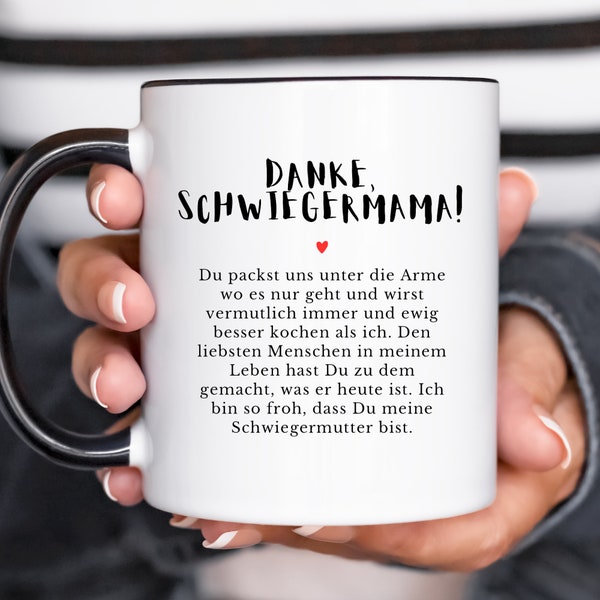 Tasse "SCHWIEGERMAMA", Geschenkidee, Muttertag, Schwiegermutter