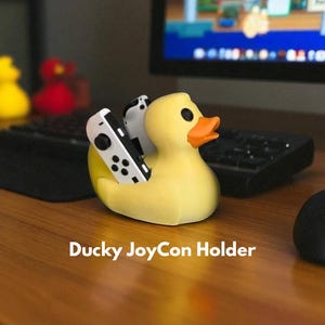 Rubber Duck Joy-Con-hållare | Sött Nintendo Switch-ställ bild 1