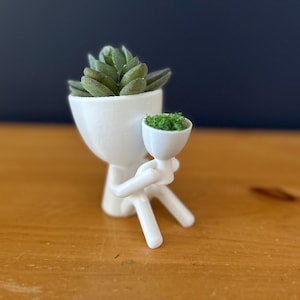 New Mother Succulent Pot | Mother and Child Succulent Planter Pot, New Mom Succulent Pot, Mother and Child Succulent Planter, New Mom Gift