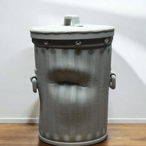 Mini bote de basura arrugado para escritorio: un organizador de escritorio único