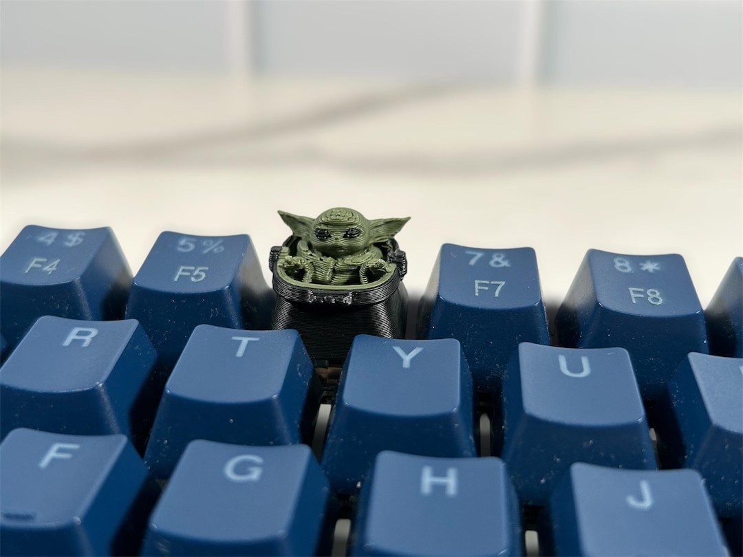 ojaga design × STAR WARS YODA KEY CAP Baby Yoda Keyboard Keycap | Grogu Artisan Mechanical Keycap