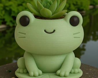 Frosch Sukkulenten Topf: Entzückender Mini-Blumentopf
