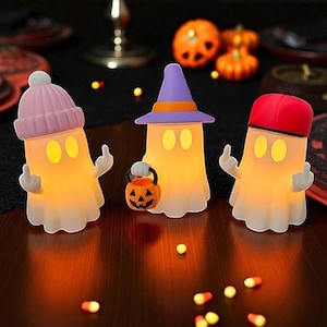Figuras de fantasmas de Halloween: decoración espeluznante y divertida