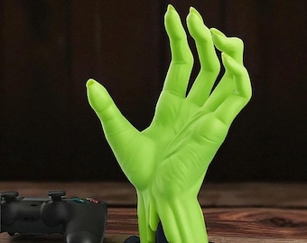 Zombie Hand Controller Stand: Spooky Halloween Gaming Decor