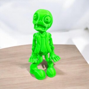 Posable Zombie Figure: Articulated Halloween Collectible image 2