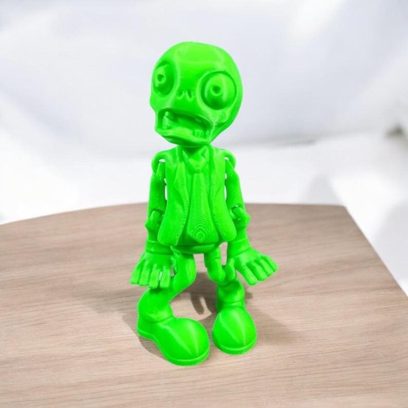 Posable Zombie Figure: Articulated Halloween Collectible image 2