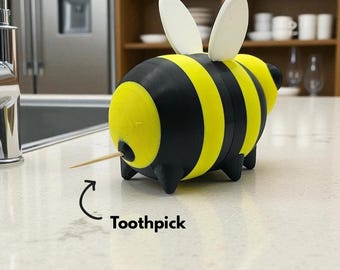 Bumble Bee Toothpick Dispenser: Whimsical Kitchen Decor