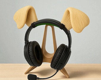 Golden Retriever Headset Ears: Cosplay Headphone Attachment