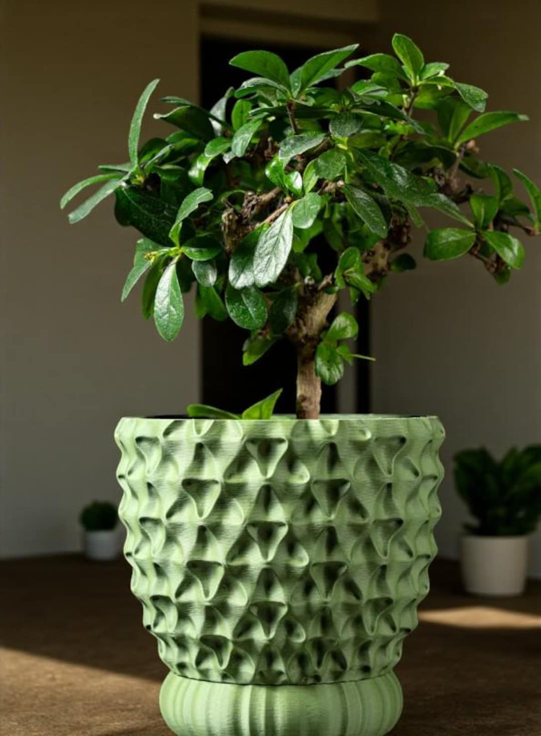 Flechtmuster Blumentopf | Gewebte Design Blumentopf