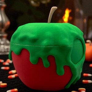 Spöklikt äpple-ljushållare: Halloween-ljusdekoration bild 3