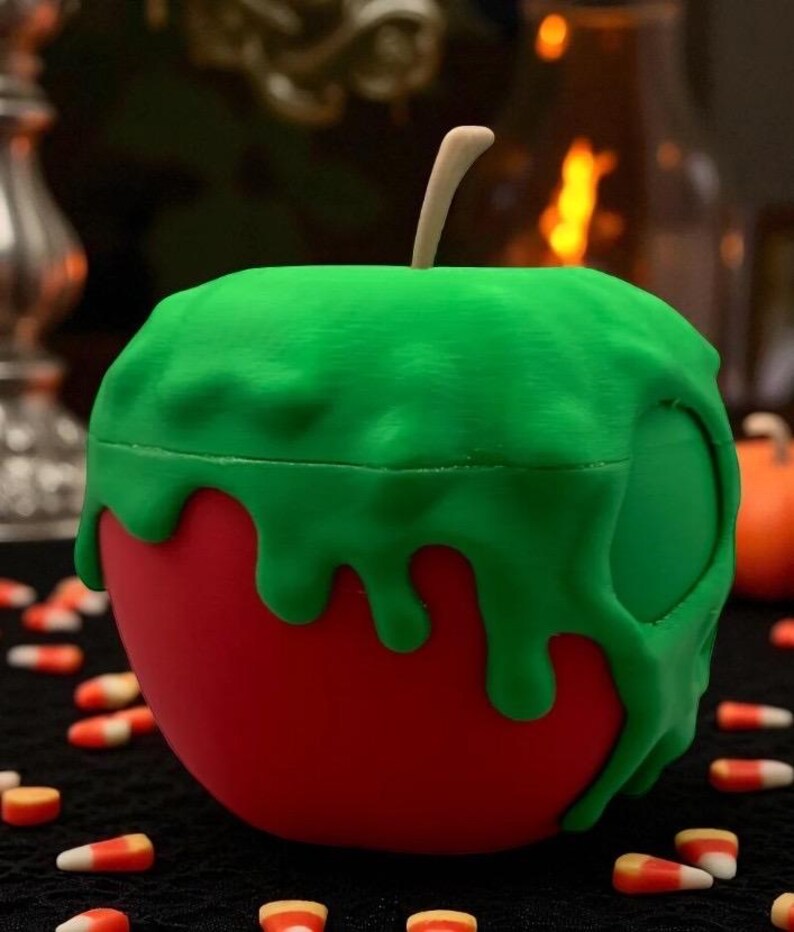 Spöklikt äpple-ljushållare: Halloween-ljusdekoration bild 3