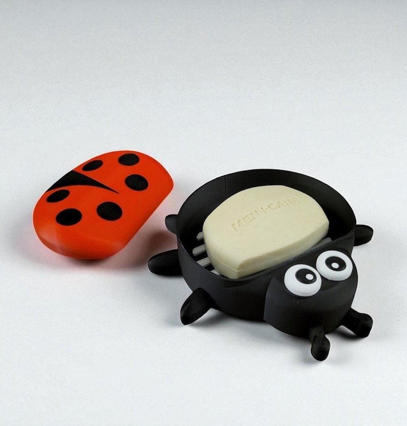 QuantumQuill3D Ladybug Soap Dish