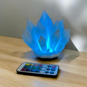 LED Crystal Light | RGB Mini Crystal Lamp | Color Changing Crystal Decor