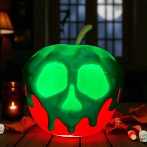 Spooky Apple Tea Light Holder: Halloween Candle Decor