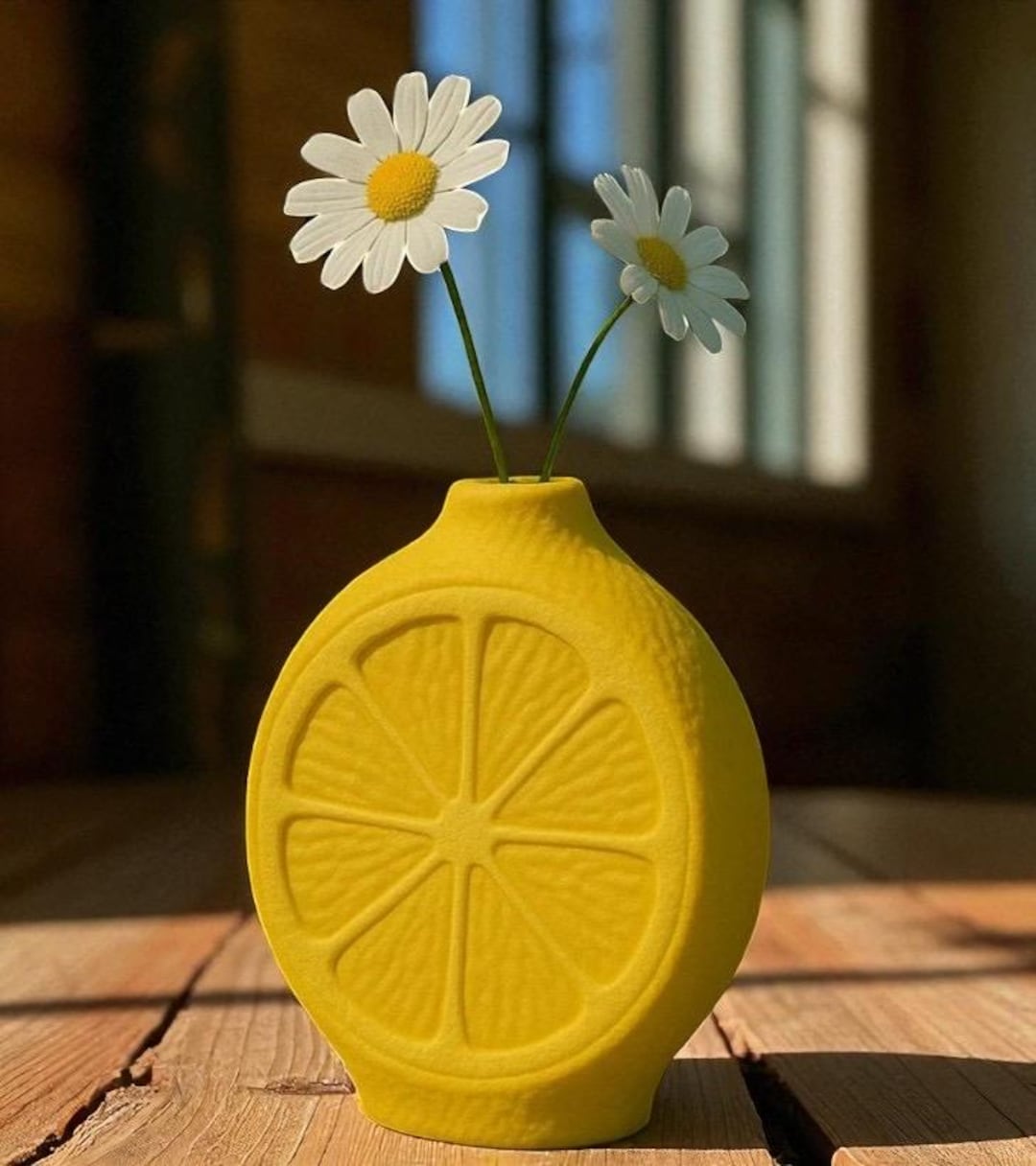 レモンの花瓶：柑橘系のインテリア - Etsy 日本