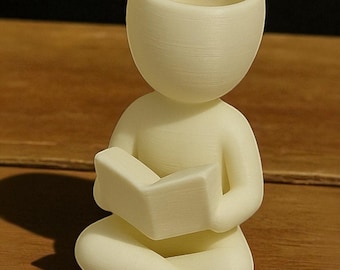 Book Reader Sukkulenten Topf: Literarische Pflanzen Dekoration