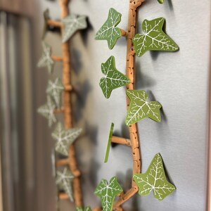 Ivy Leaf Fridge Magnets: Plant Lover Gift, Home Decor image 2