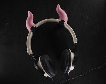 Anime Headset Demon Horns | Cosplay Gaming Accessories