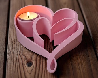 Heart Shaped Tea Light Holder: Romantic Home Decor