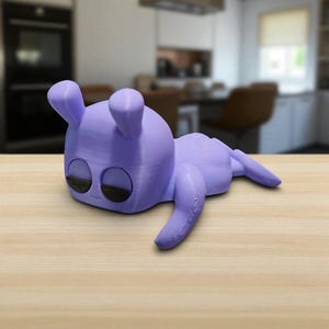 Sleeping Alien Figure | Baby Alien Desk Buddy | Sci-Fi Alien Decor | Whimsical Alien Gift