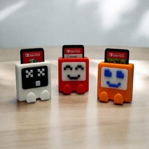 pour jeu Switch Buddies | Support de jeu pour Nintendo Switch | Rangement de jeu mignon | Station d'accueil pour jeux amusants | Présentoir pour interrupteurs à collectionner