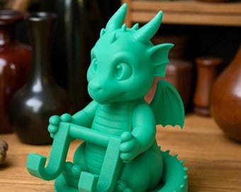 Dragon Phone Stand | Fantasy Dragon Holder | Mythical Desk Decor