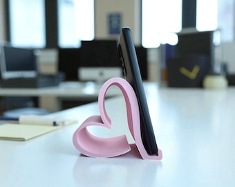 Heart Phone Stand | Valentine's Desk Decor