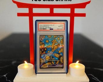 TCG Slab Shrine Display Stand: Graded Card Holder