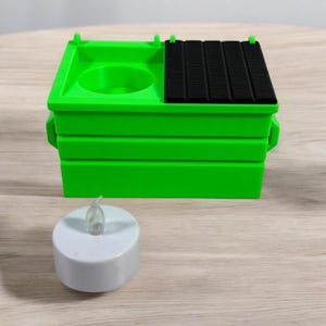 Dumpster Fire Tea Light Holder: Edgy Home Decor image 2